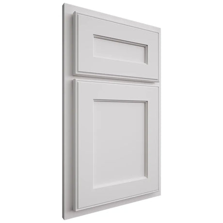 Shiloh Cabinetry Partial Overlay Essex Paintable Polar Door