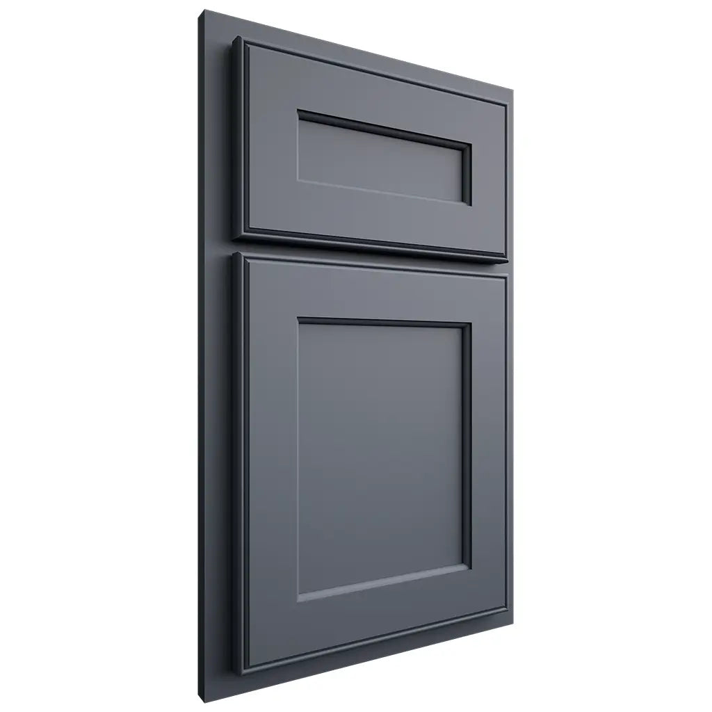 Shiloh Cabinetry Partial Overlay Essex Paintable Slate Tile Door