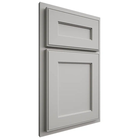 Shiloh Cabinetry Partial Overlay Essex Paintable Unusual Gray Door