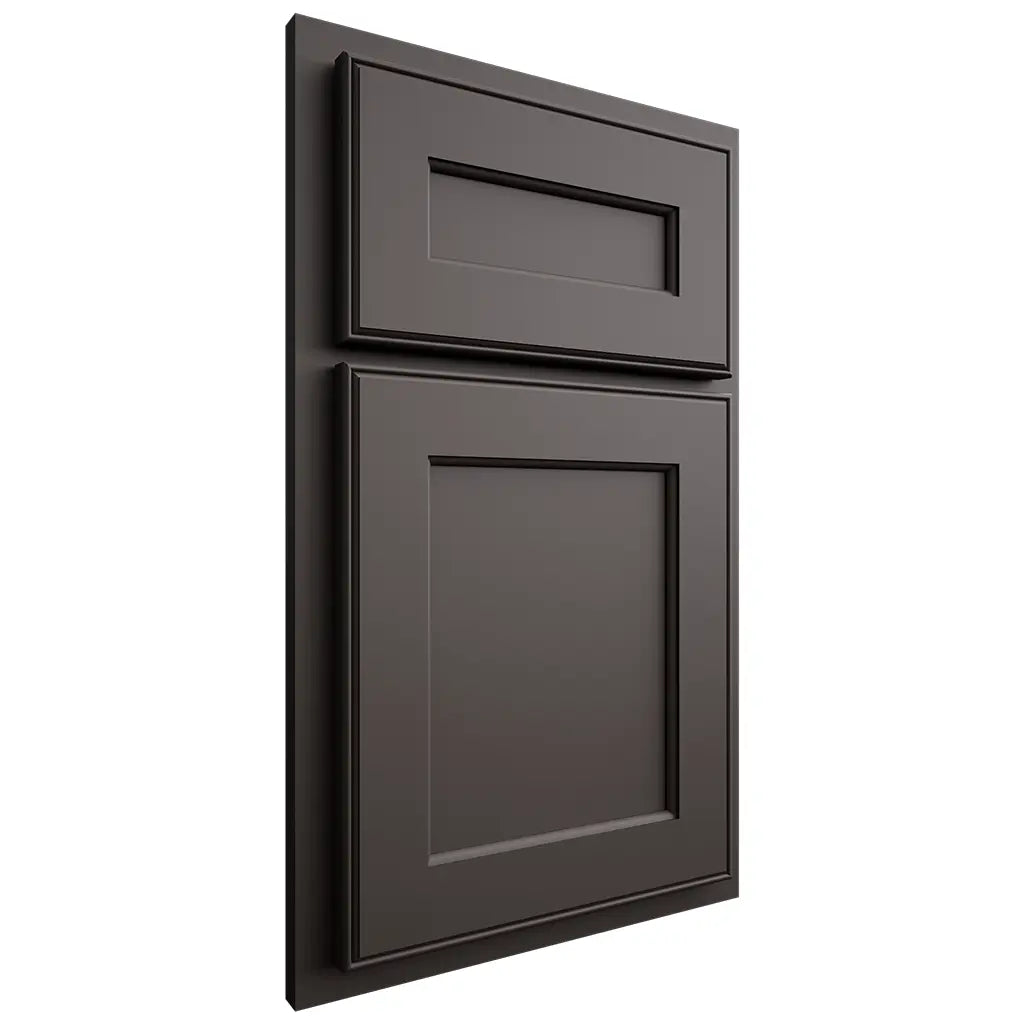 Shiloh Cabinetry Partial Overlay Essex Paintable Urbane Bronze Door