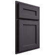 Shiloh Cabinetry Partial Overlay Essex Poplar Plain Cut Cadet Door