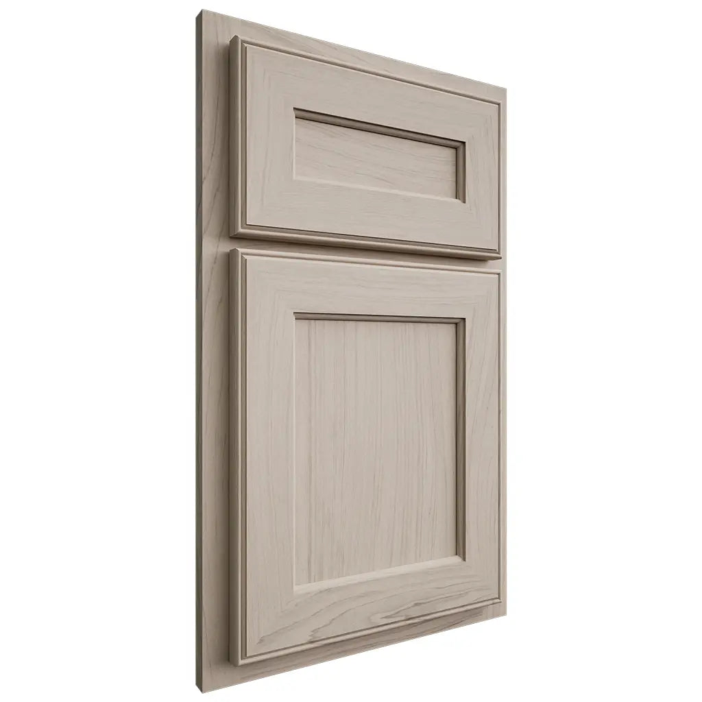 Shiloh Cabinetry Partial Overlay Essex Poplar Plain Cut Seagull Door