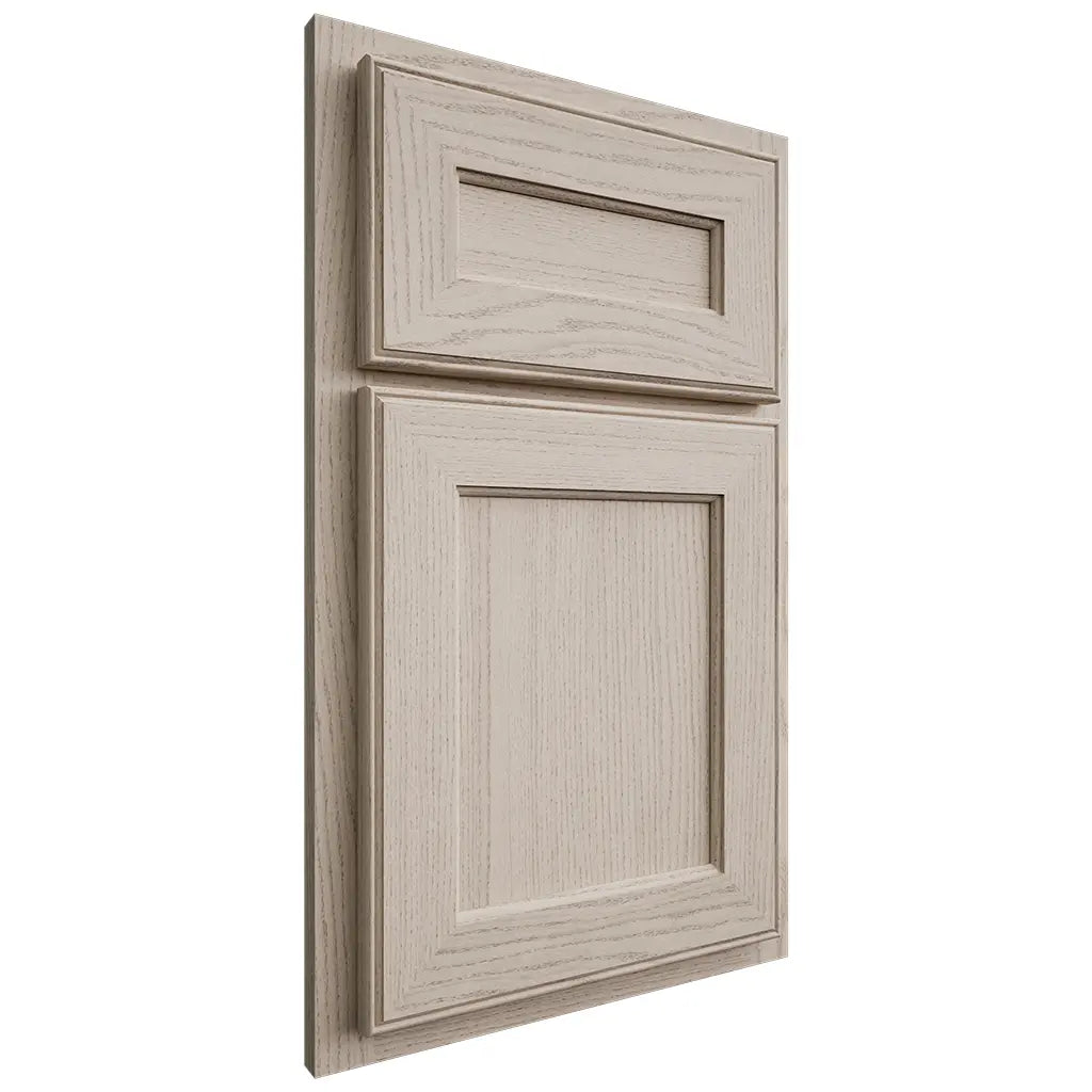 Shiloh Cabinetry Partial Overlay Essex Walnut Plain Cut Seagull Door