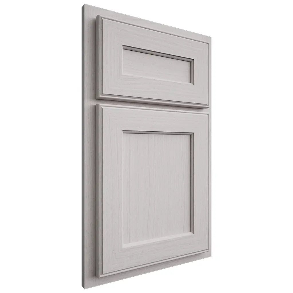 Shiloh Cabinetry Partial Overlay Essex White Oak Plain Cut Cotton Door