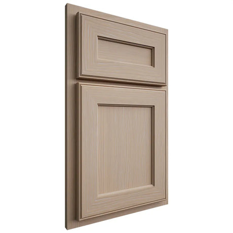 Shiloh Cabinetry Partial Overlay Essex White Oak Plain Cut Straw Door