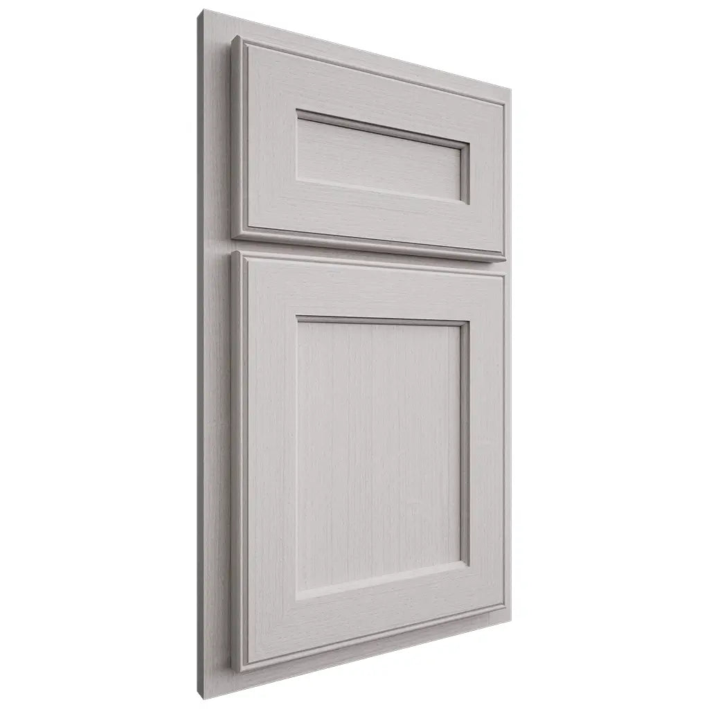 Shiloh Cabinetry Partial Overlay Essex White Oak Quarter Sawn Cotton Door