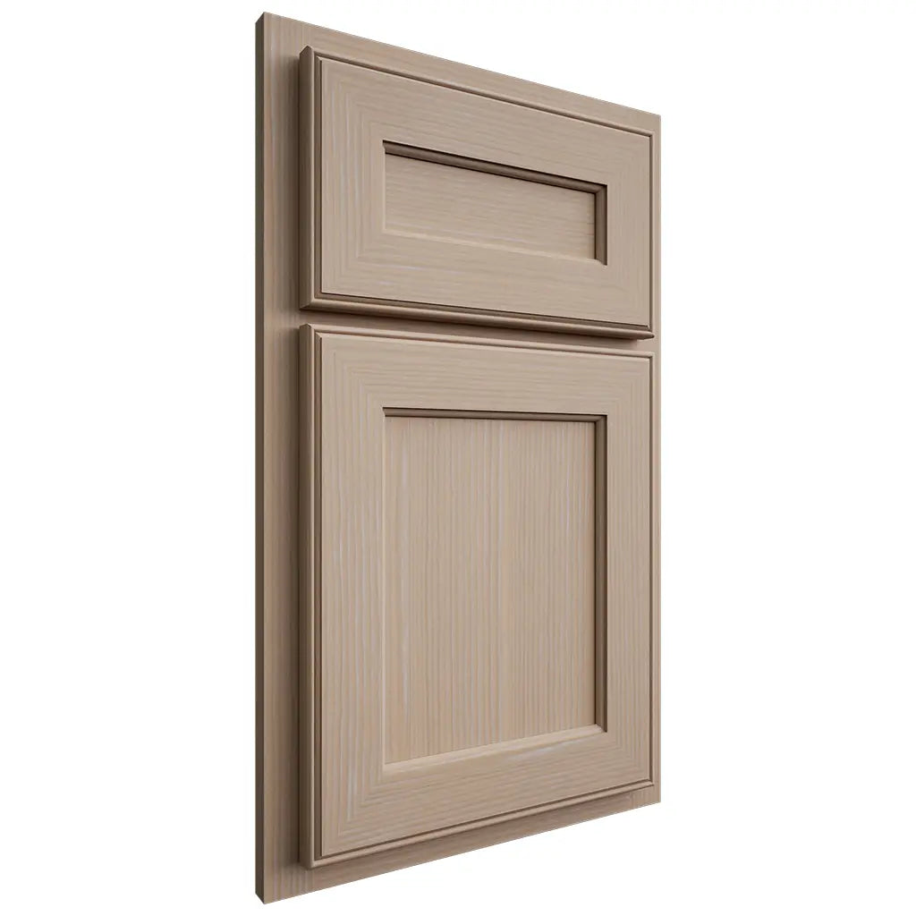 Shiloh Cabinetry Partial Overlay Essex White Oak Rift Cut Straw Door