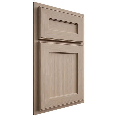Shiloh Cabinetry Partial Overlay Essex White Oak Rift Cut Straw Door