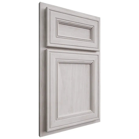 Shiloh Cabinetry Partial Overlay Glenbrook Alder Plain Cut Cotton Door