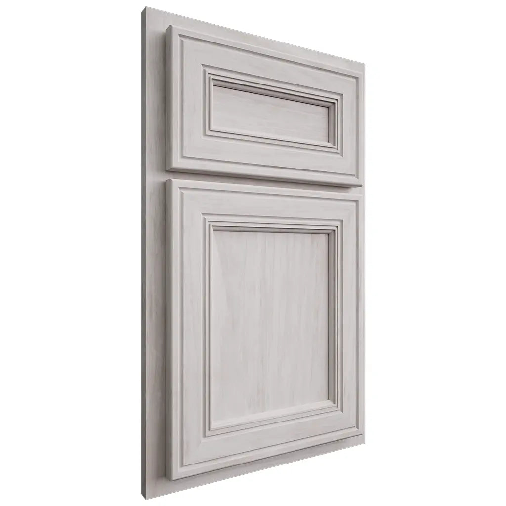 Shiloh Cabinetry Partial Overlay Glenbrook Alder Plain Cut Cotton Door