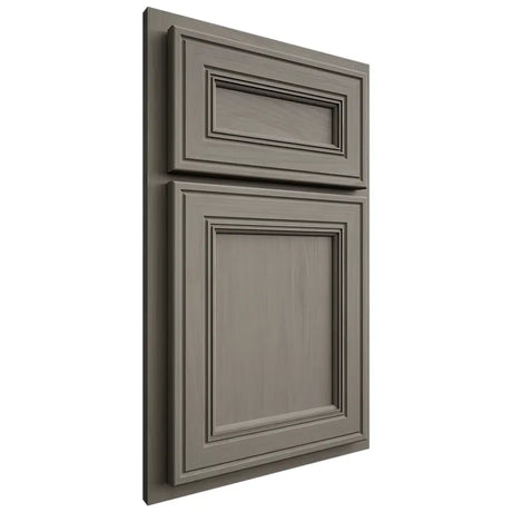 Shiloh Cabinetry Partial Overlay Glenbrook Alder Plain Cut Thyme Door