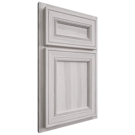 Shiloh Cabinetry Partial Overlay Glenbrook Hickory Plain Cut Cotton Door