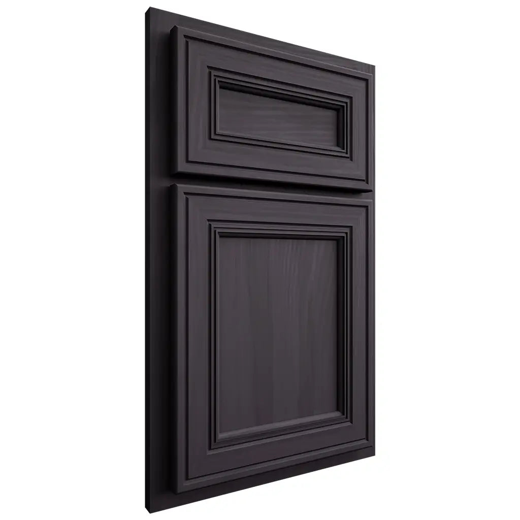 Shiloh Cabinetry Partial Overlay Glenbrook Hickory Plain Cut Harbor Door