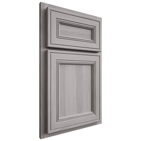 Shiloh Cabinetry Partial Overlay Glenbrook Hickory Plain Cut Stratus Door