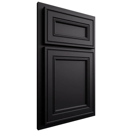 Shiloh Cabinetry Partial Overlay Glenbrook Paintable Black Door