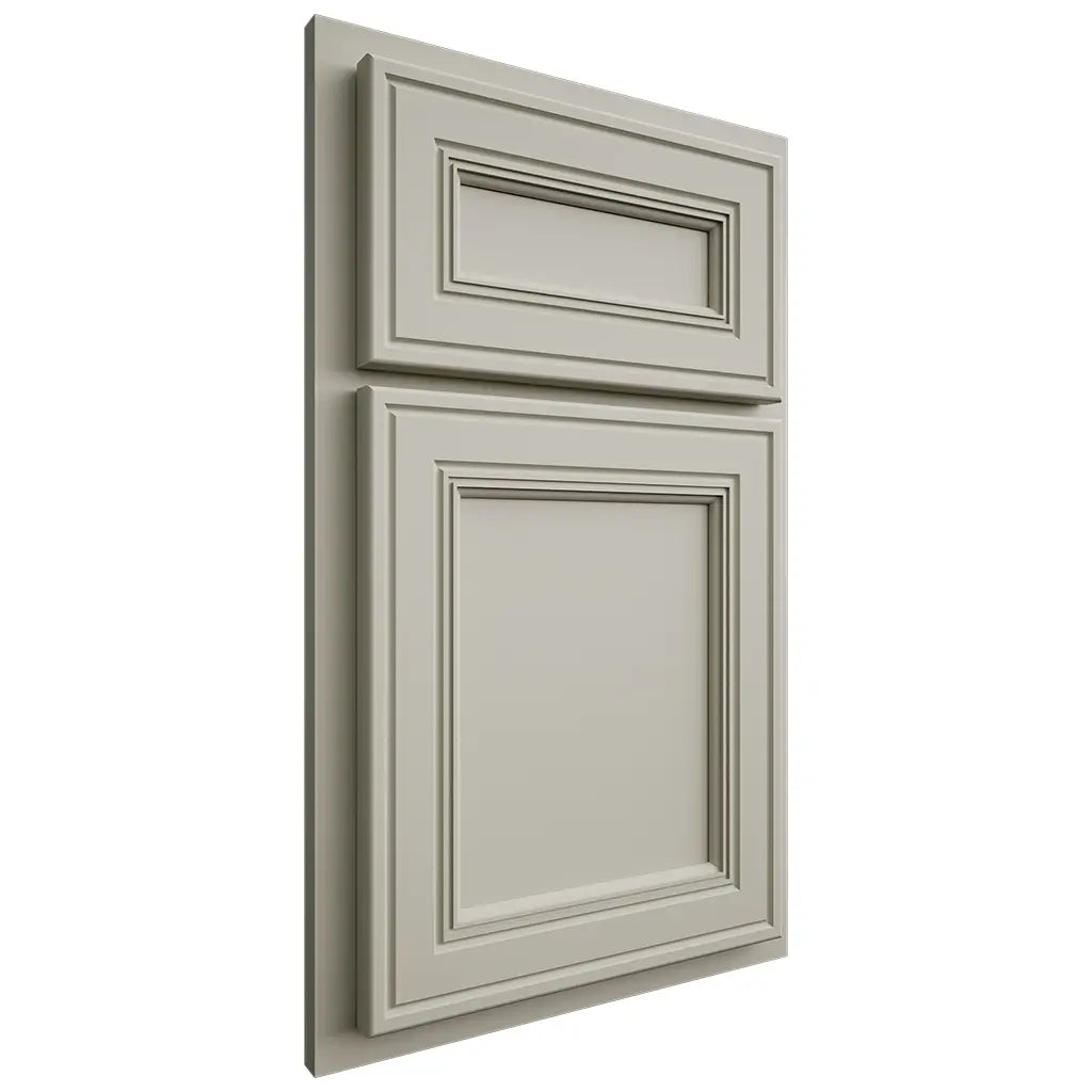 Shiloh Cabinetry Partial Overlay Glenbrook Paintable Clary Sage Door