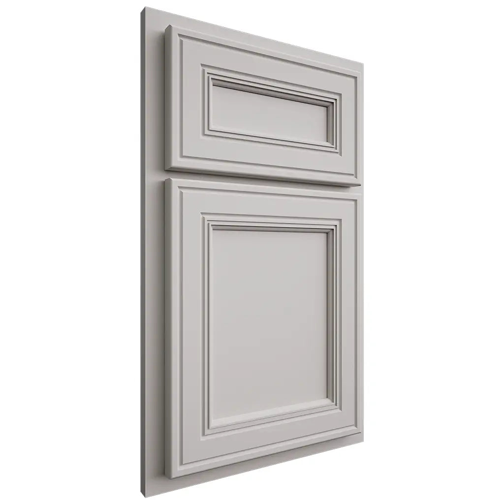 Shiloh Cabinetry Partial Overlay Glenbrook Paintable Mindful Gray Door