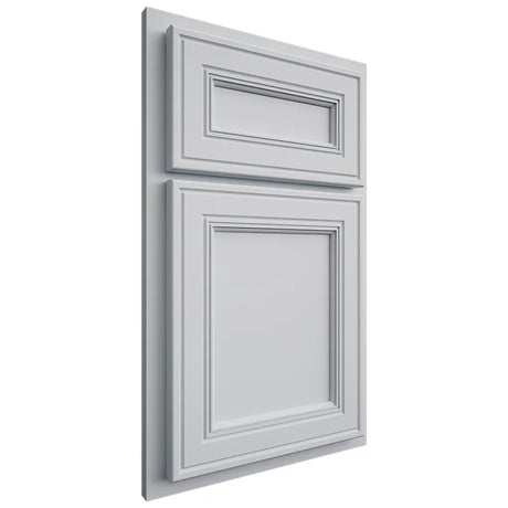 Shiloh Cabinetry Partial Overlay Glenbrook Paintable Niebla Azul Door