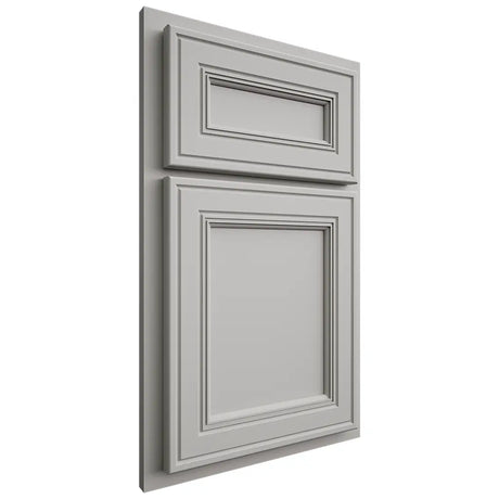 Shiloh Cabinetry Partial Overlay Glenbrook Paintable Unusual Gray Door