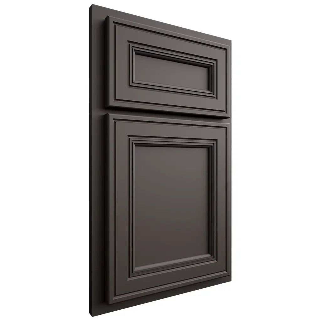 Shiloh Cabinetry Partial Overlay Glenbrook Paintable Urbane Bronze Door