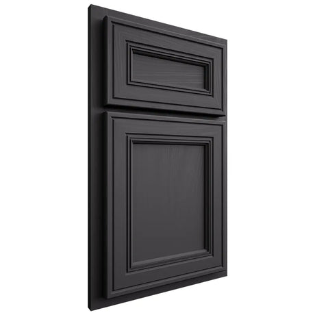 Shiloh Cabinetry Partial Overlay Glenbrook Poplar Plain Cut Cadet Door