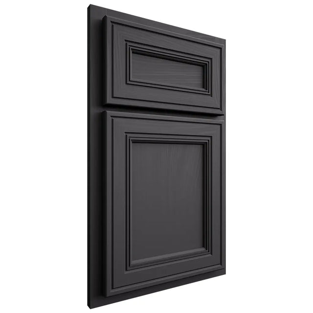 Shiloh Cabinetry Partial Overlay Glenbrook Poplar Plain Cut Cadet Door