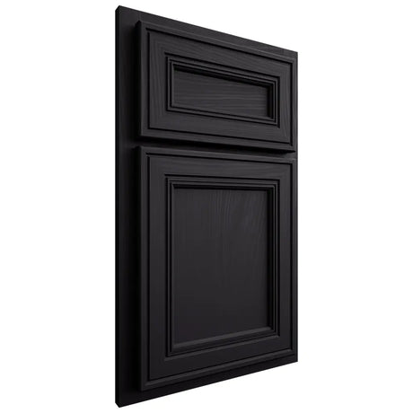 Shiloh Cabinetry Partial Overlay Glenbrook Poplar Plain Cut Harbor Door