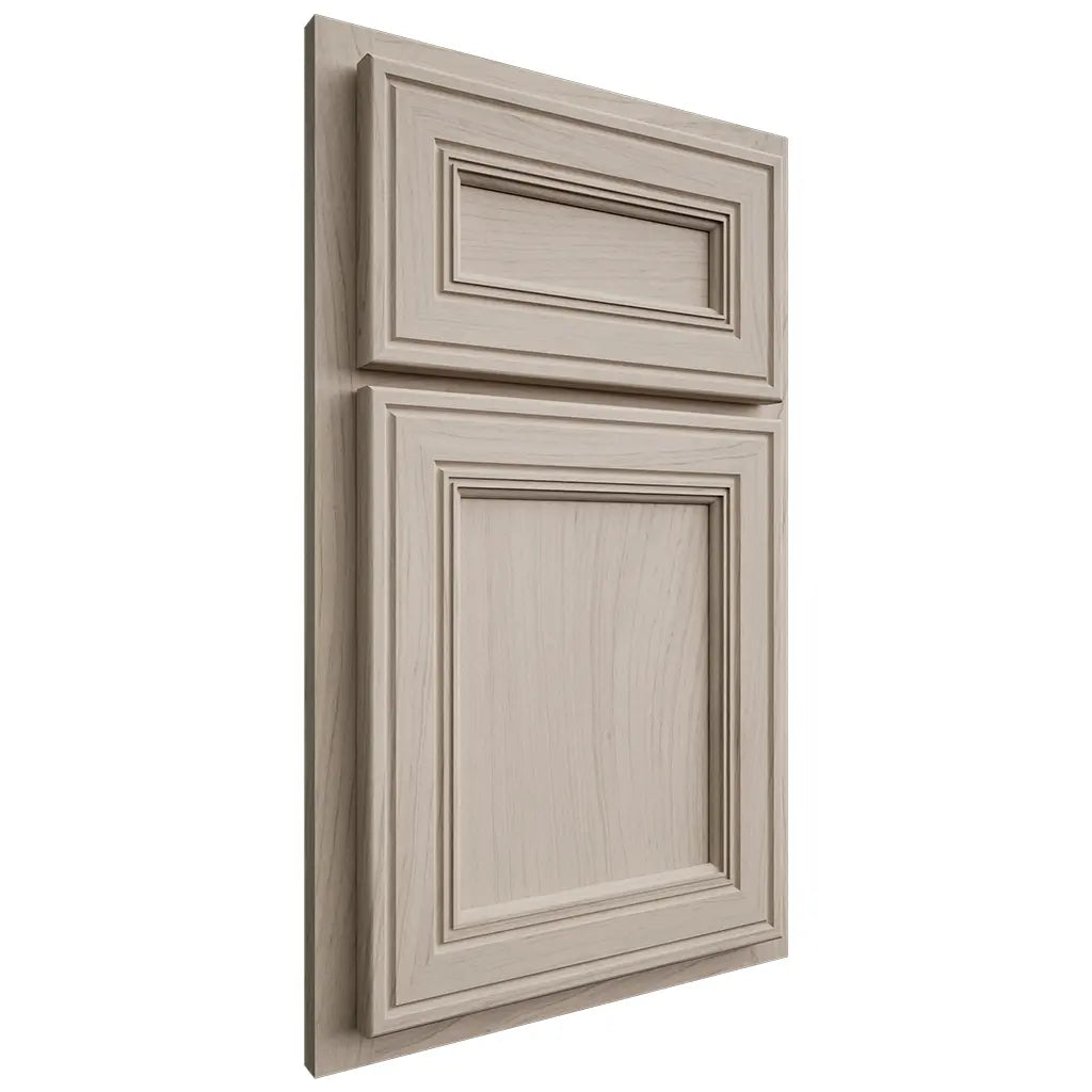 Shiloh Cabinetry Partial Overlay Glenbrook Poplar Plain Cut Seagull Door