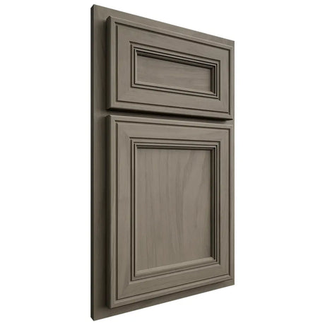 Shiloh Cabinetry Partial Overlay Glenbrook Poplar Plain Cut Sterling Door