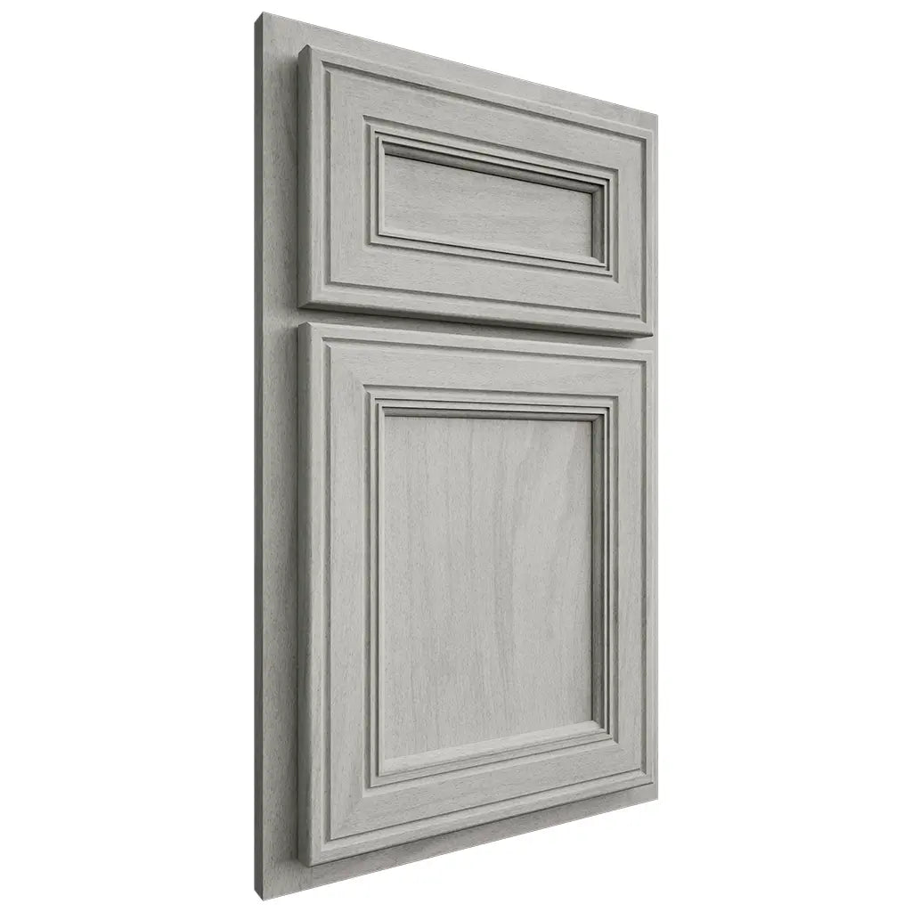 Shiloh Cabinetry Partial Overlay Glenbrook Poplar Plain Cut Stratus Door
