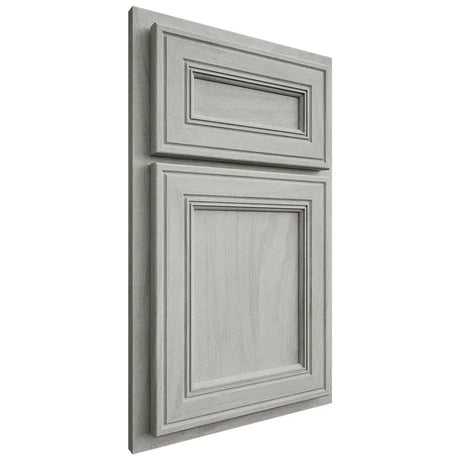 Shiloh Cabinetry Partial Overlay Glenbrook Poplar Plain Cut Stratus Door