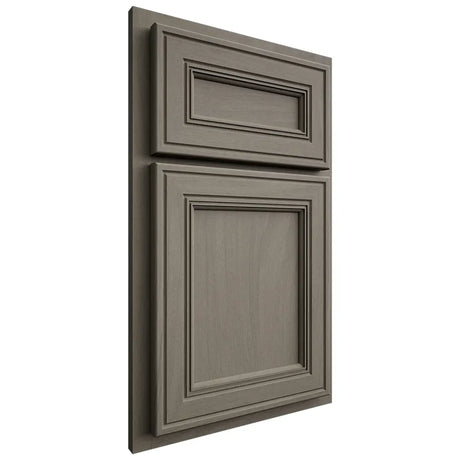 Shiloh Cabinetry Partial Overlay Glenbrook Poplar Plain Cut Thyme Door