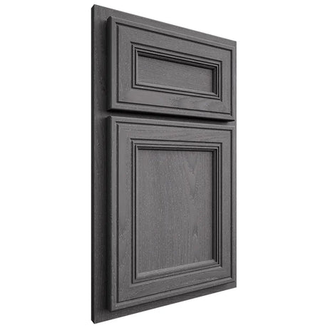 Shiloh Cabinetry Partial Overlay Glenbrook Red Oak Plain Cut Cadet Door