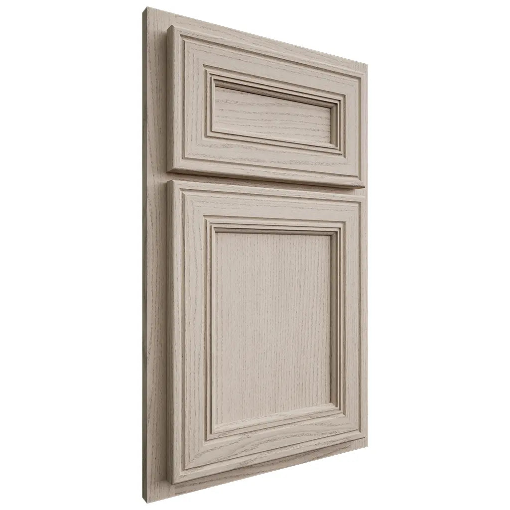 Shiloh Cabinetry Partial Overlay Glenbrook Walnut Plain Cut Seagull Door