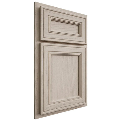 Shiloh Cabinetry Partial Overlay Glenbrook Walnut Plain Cut Seagull Door