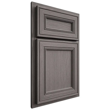 Shiloh Cabinetry Partial Overlay Glenbrook White Oak Plain Cut Flagstone Door