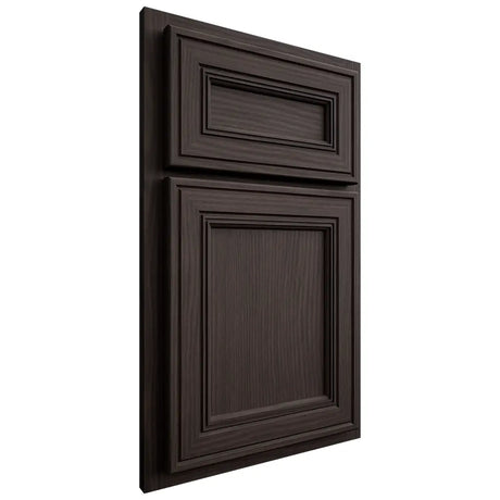 Shiloh Cabinetry Partial Overlay Glenbrook White Oak Plain Cut Morel Door