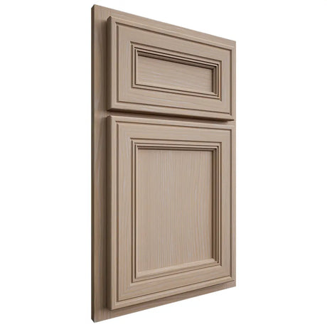 Shiloh Cabinetry Partial Overlay Glenbrook White Oak Plain Cut Straw Door
