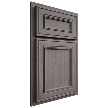 Shiloh Cabinetry Partial Overlay Glenbrook White Oak Quarter Sawn Flagstone Door