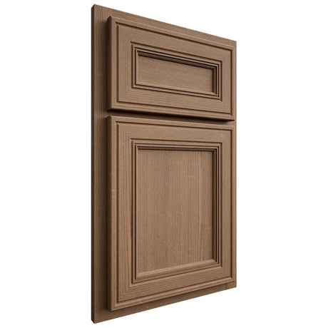 Shiloh Cabinetry Partial Overlay Glenbrook White Oak Quarter Sawn Medium Door
