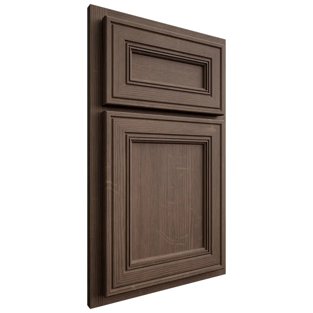 Shiloh Cabinetry Partial Overlay Glenbrook White Oak Quarter Sawn Mineral Door