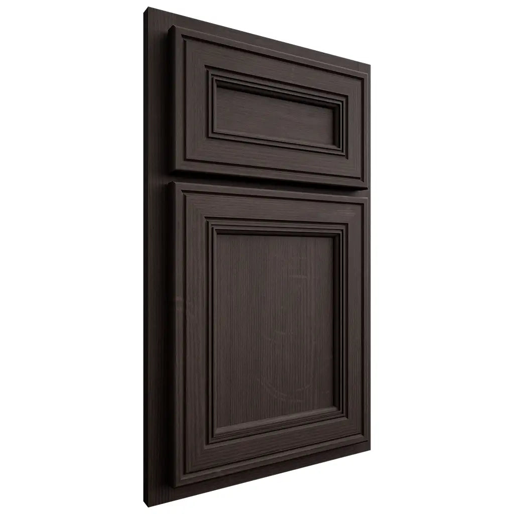 Shiloh Cabinetry Partial Overlay Glenbrook White Oak Quarter Sawn Morel Door