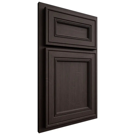Shiloh Cabinetry Partial Overlay Glenbrook White Oak Quarter Sawn Morel Door