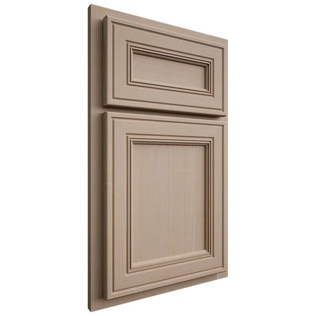Shiloh Cabinetry Partial Overlay Glenbrook White Oak Quarter Sawn Straw Door