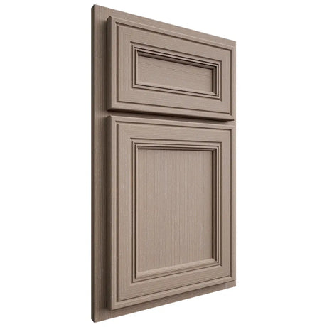 Shiloh Cabinetry Partial Overlay Glenbrook White Oak Quarter Sawn Whitewash Door
