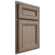 Shiloh Cabinetry Partial Overlay Glenbrook White Oak Rift Cut Almond Door