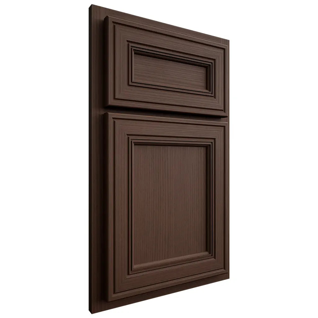 Shiloh Cabinetry Partial Overlay Glenbrook White Oak Rift Cut Braun Door
