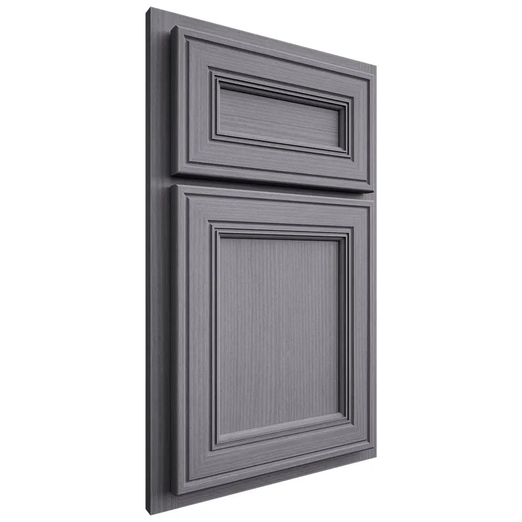 Shiloh Cabinetry Partial Overlay Glenbrook White Oak Rift Cut Cadet Door