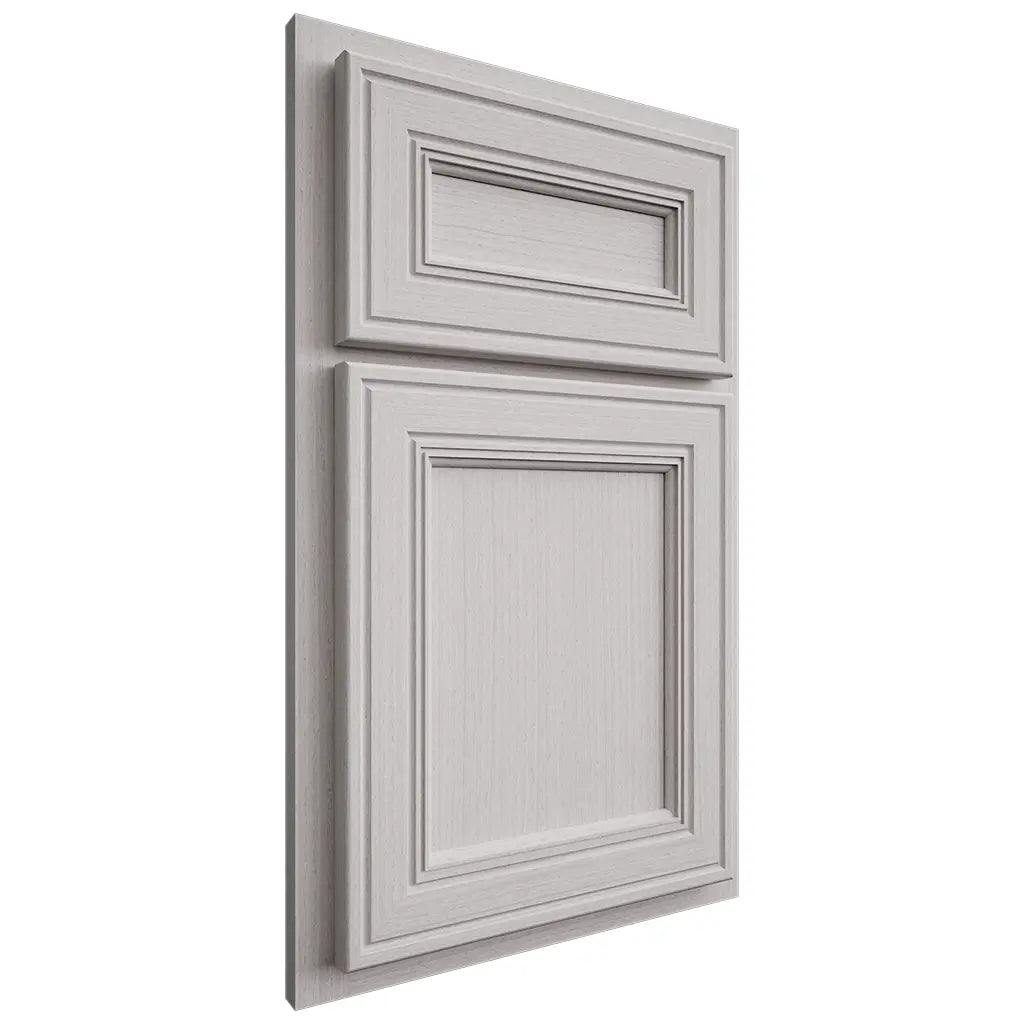 Shiloh Cabinetry Partial Overlay Glenbrook White Oak Rift Cut Cotton Door