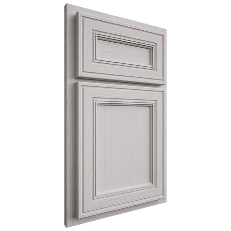 Shiloh Cabinetry Partial Overlay Glenbrook White Oak Rift Cut Cotton Door
